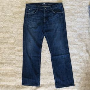 7 For All Mankind Men's Straight Jeans - Indigo